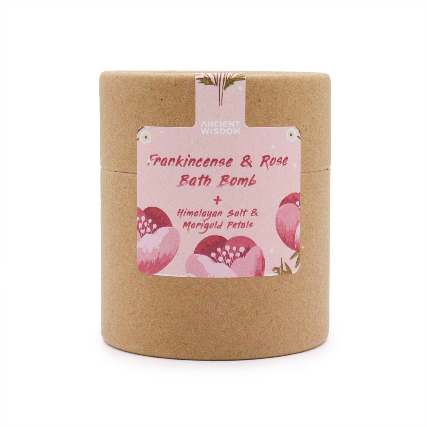 Aromatherapy Set: Bath Bomb, Himalayan Bath Salt and Flowers