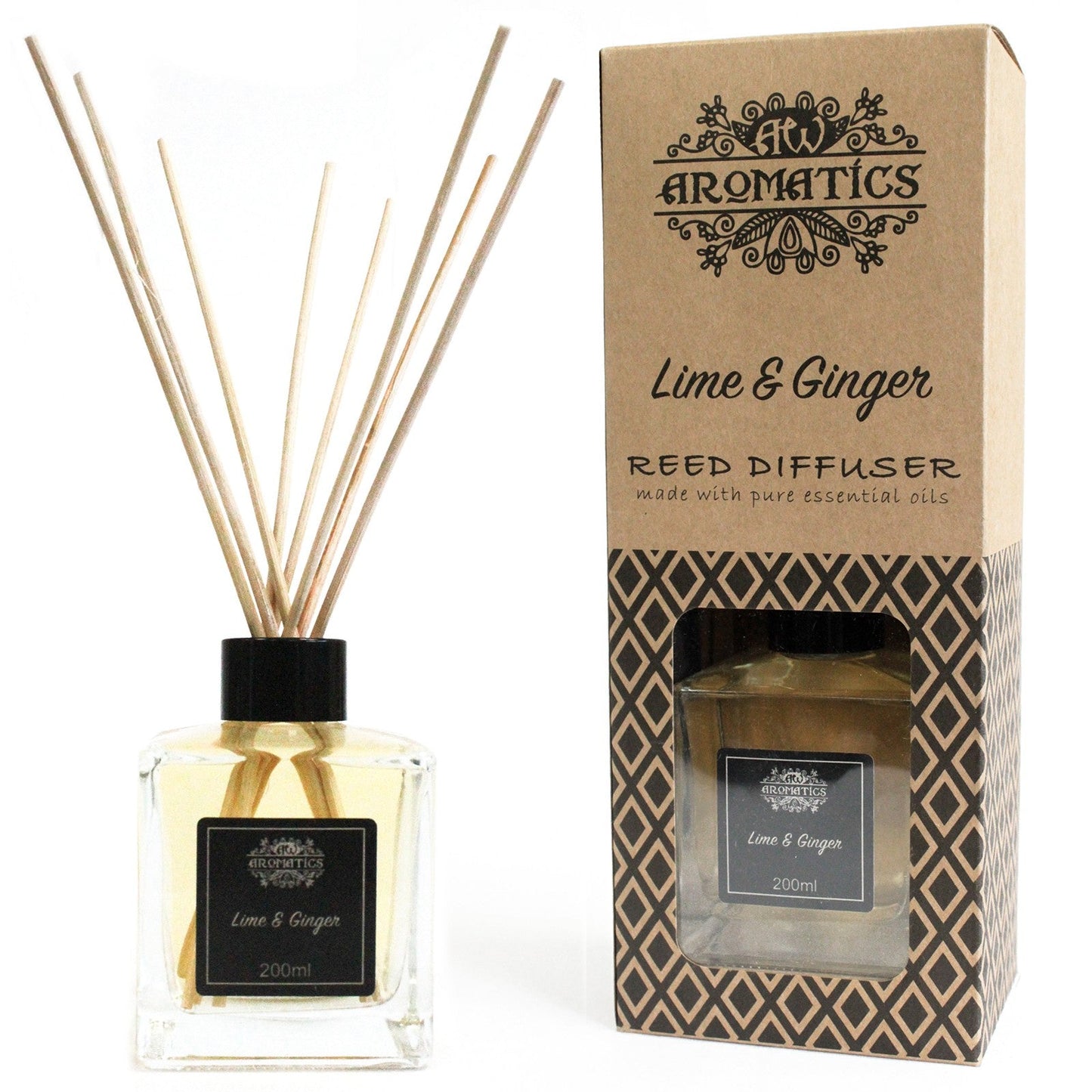 200ml Essential Oil Reed Diffuser - Hatters Tea PartyRDEO-01200ml Essential Oil Reed Diffuser