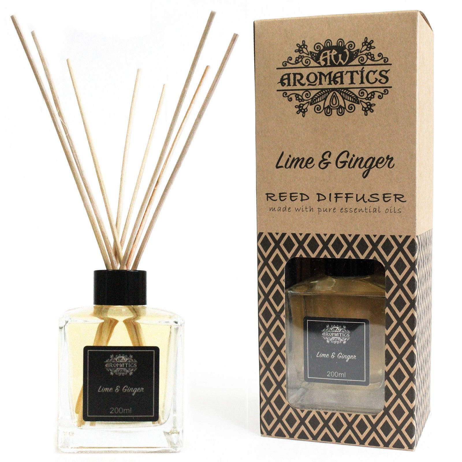 200ml Essential Oil Reed Diffuser - Hatters Tea PartyRDEO-01200ml Essential Oil Reed Diffuser