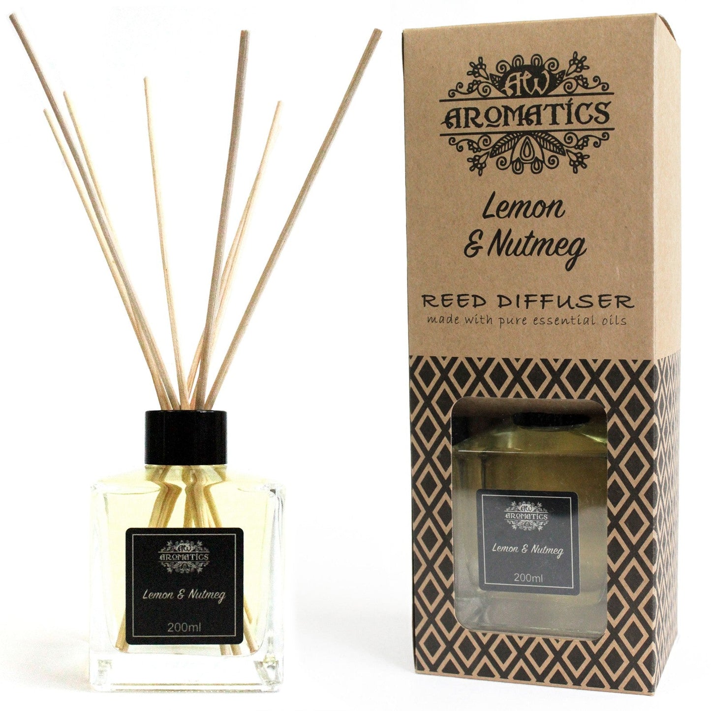 200ml Essential Oil Reed Diffuser - Hatters Tea PartyRDEO-01200ml Essential Oil Reed Diffuser