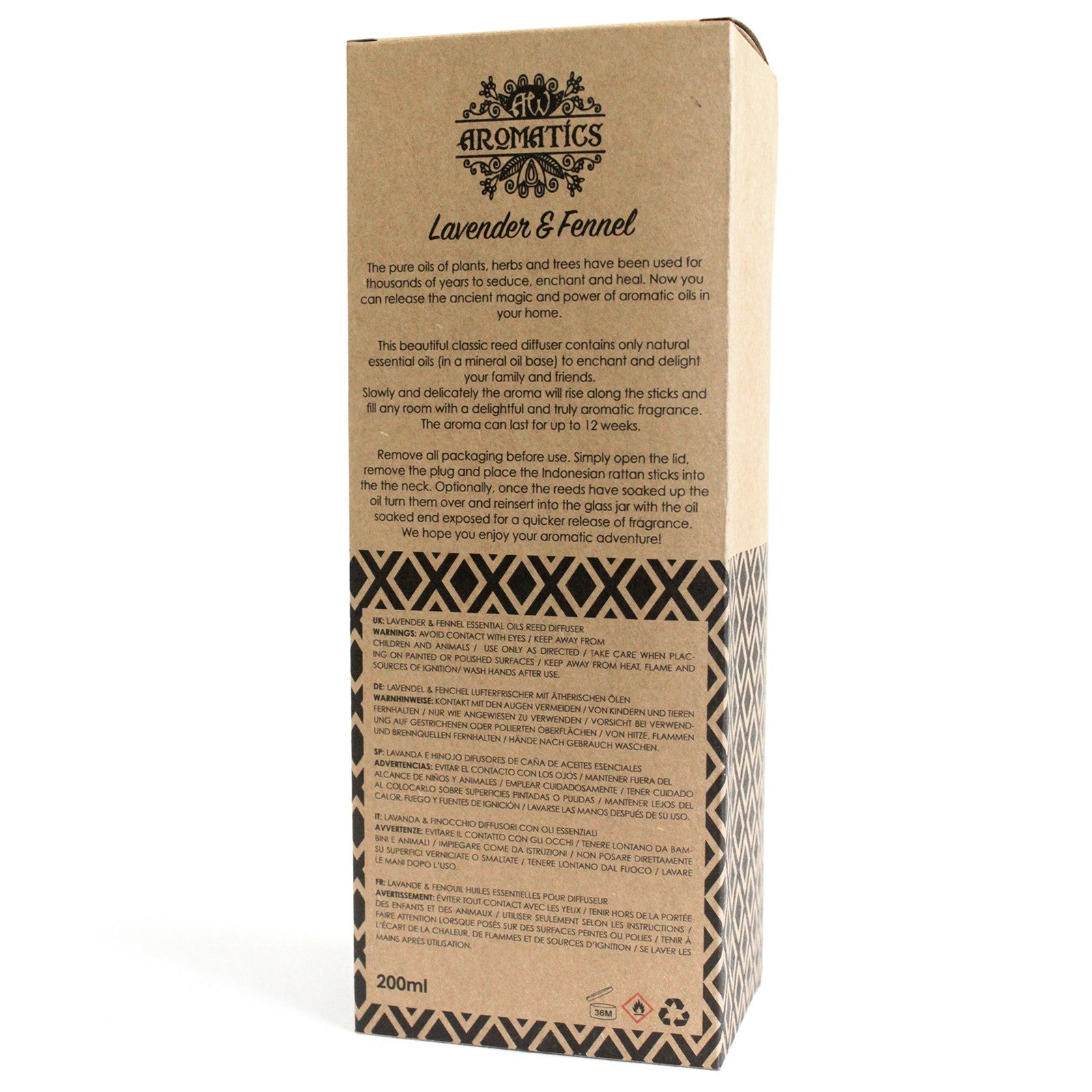 200ml Essential Oil Reed Diffuser - Hatters Tea PartyRDEO-01200ml Essential Oil Reed Diffuser