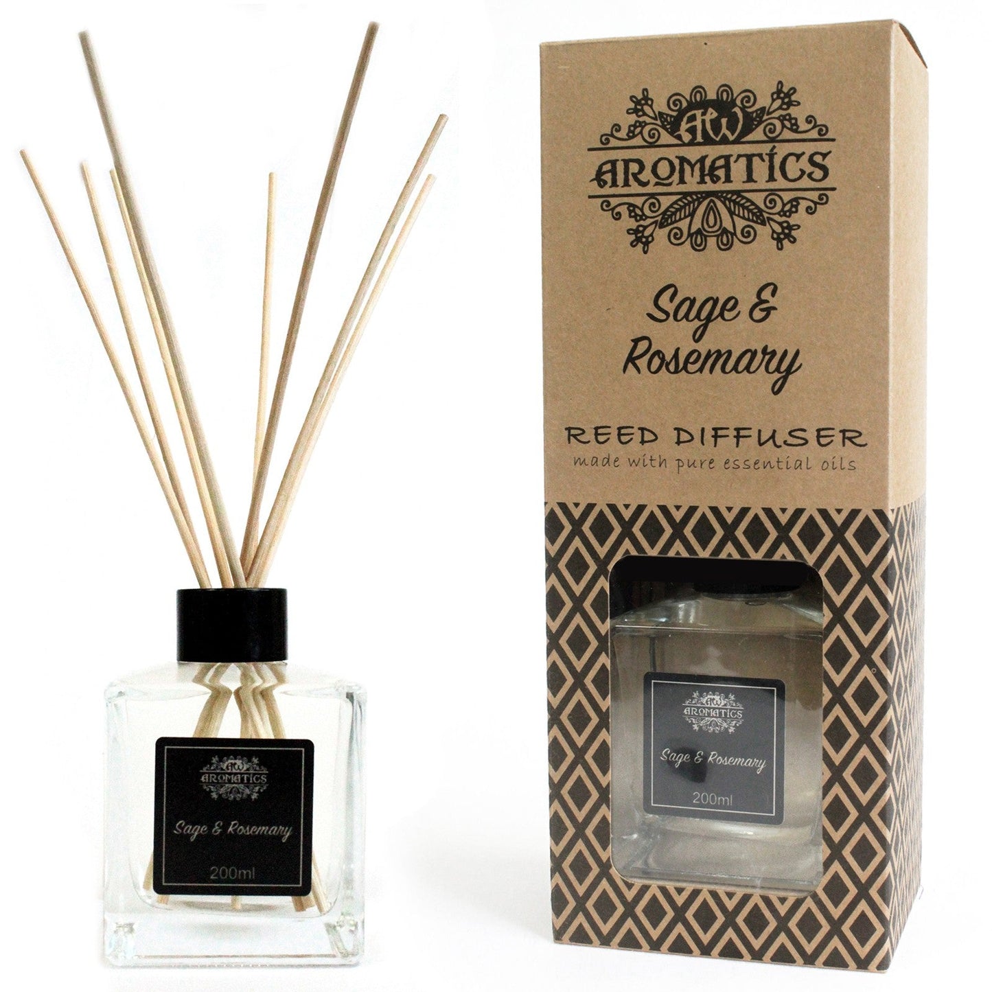 200ml Essential Oil Reed Diffuser - Hatters Tea PartyRDEO-01200ml Essential Oil Reed Diffuser