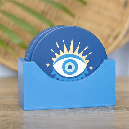 All Seeing Eye Coaster Set - Hatters Tea PartyS03721571All Seeing Eye Coaster Set