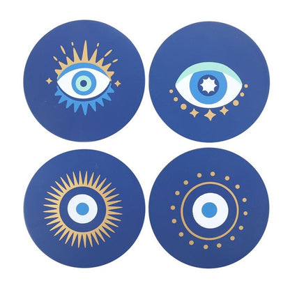 All Seeing Eye Coaster Set - Hatters Tea PartyS03721571All Seeing Eye Coaster Set