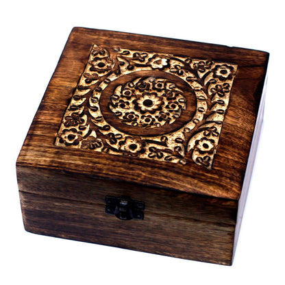 Aromatherapy Floral Carved Boxes - Hatters Tea PartyAbox-01AAromatherapy Floral Carved Boxes