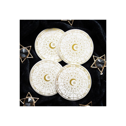 Astrology Wheel Coaster Set - Hatters Tea PartyS03723781Astrology Wheel Coaster Set