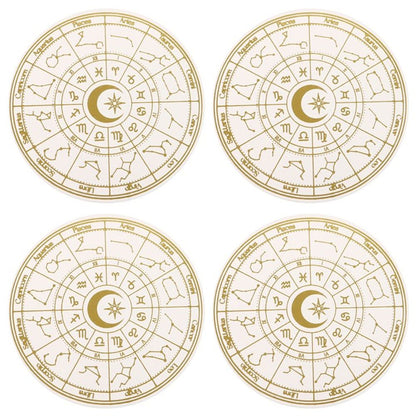 Astrology Wheel Coaster Set - Hatters Tea PartyS03723781Astrology Wheel Coaster Set