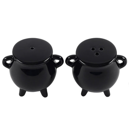 Cauldron Cruet Salt and Pepper Set - Hatters Tea PartyWSL-2077Cauldron Cruet Salt and Pepper Set