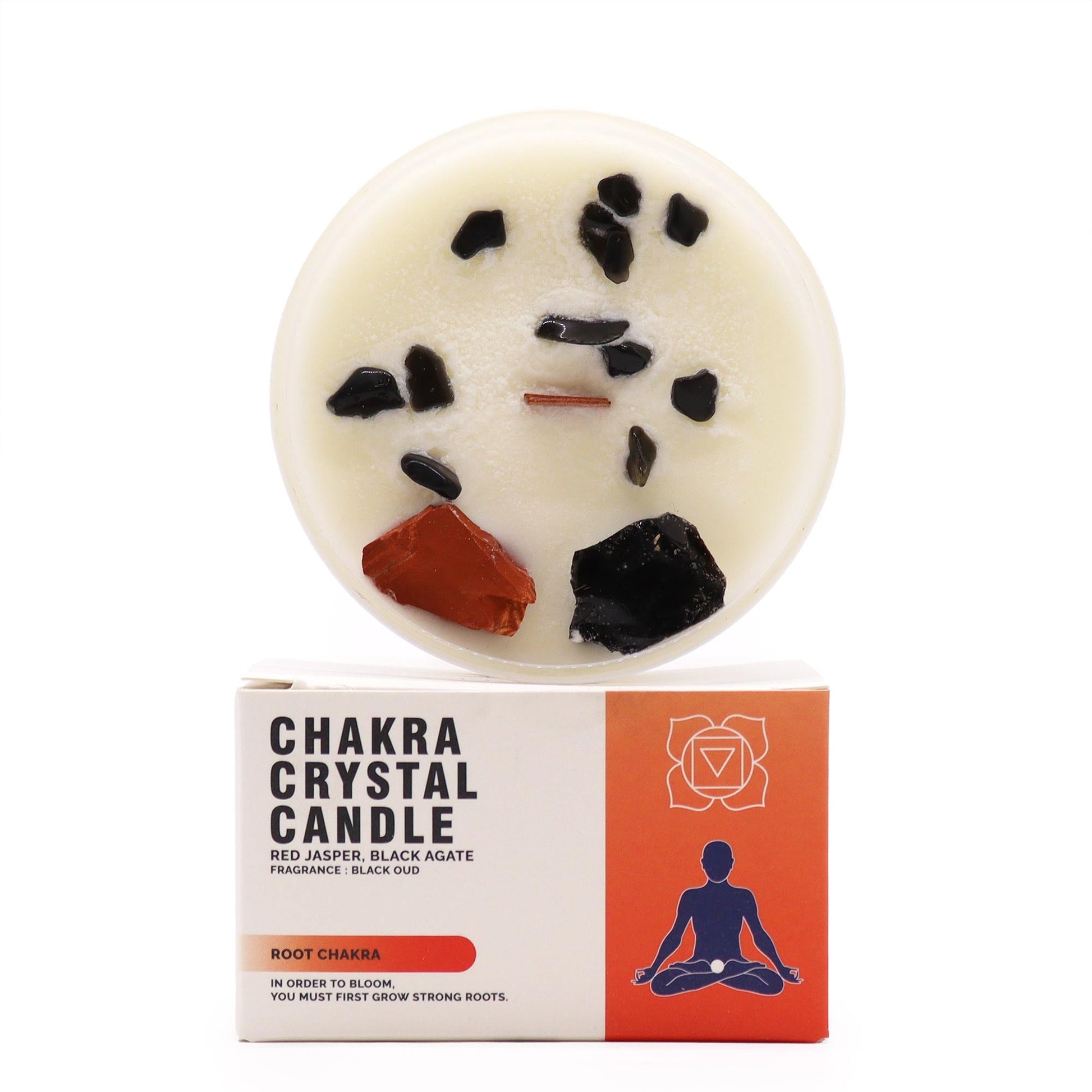 Chakra Crystal Candles: Illuminate Your Inner Balance - Hatters Tea PartyChkCC-01Chakra Crystal Candles: Illuminate Your Inner Balance