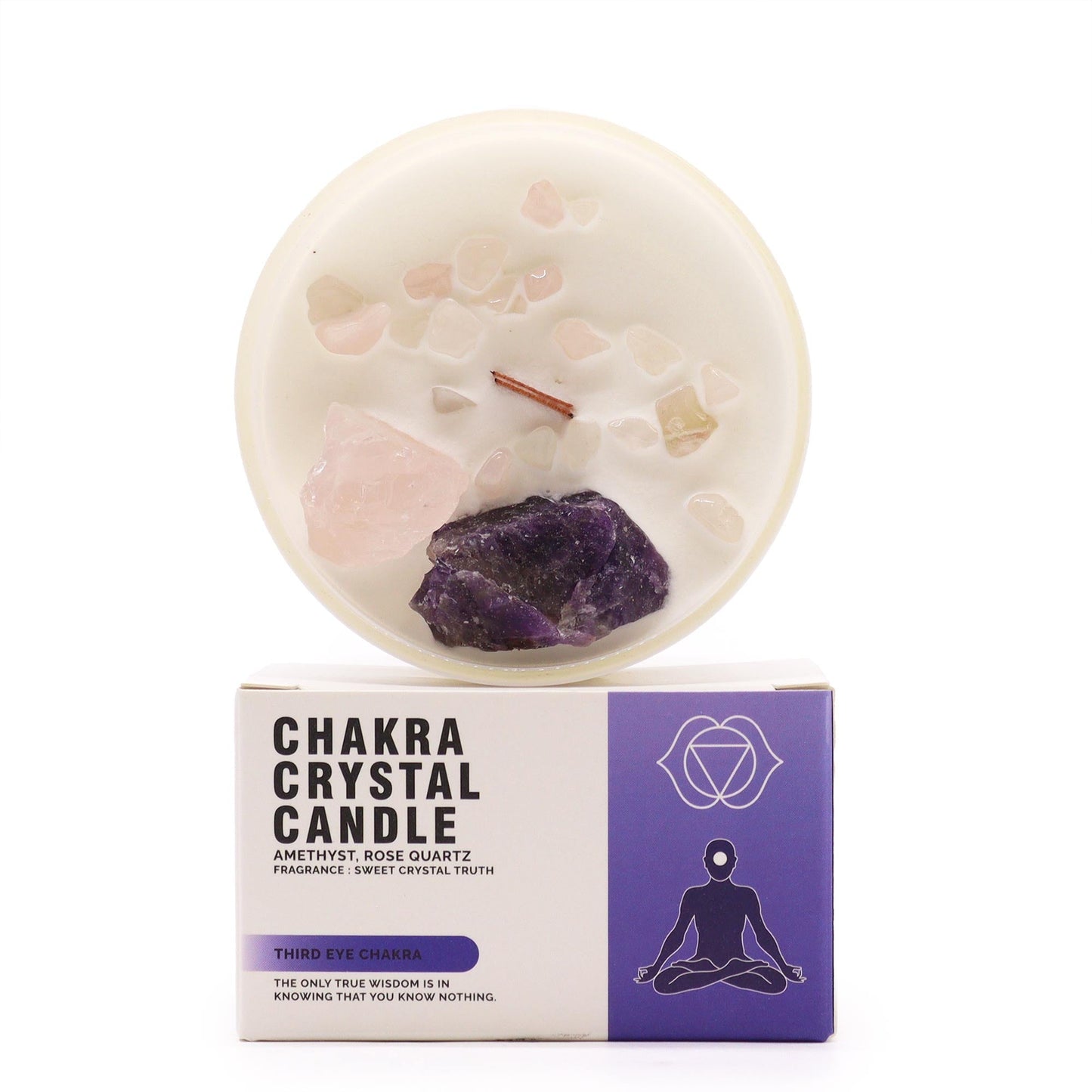 Chakra Crystal Candles: Illuminate Your Inner Balance - Hatters Tea PartyChkCC-06Chakra Crystal Candles: Illuminate Your Inner Balance