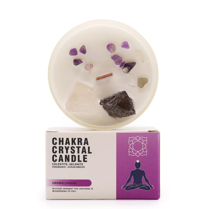 Chakra Crystal Candles: Illuminate Your Inner Balance - Hatters Tea PartyChkCC-07Chakra Crystal Candles: Illuminate Your Inner Balance