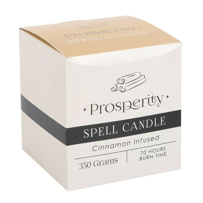 Cinnamon Infused Prosperity Spell Candle - Hatters Tea PartyS03722700Cinnamon Infused Prosperity Spell Candle