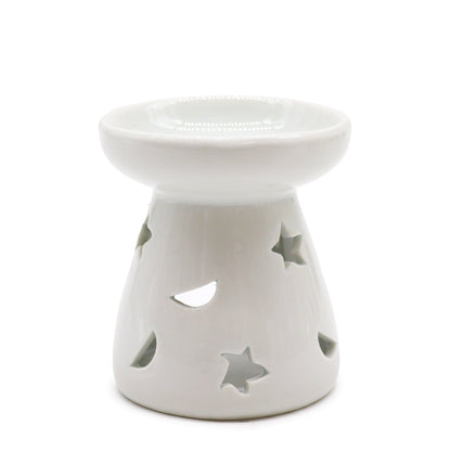 Classic White Oil Burner - Hatters Tea PartyOBCW-01Classic White Oil Burner