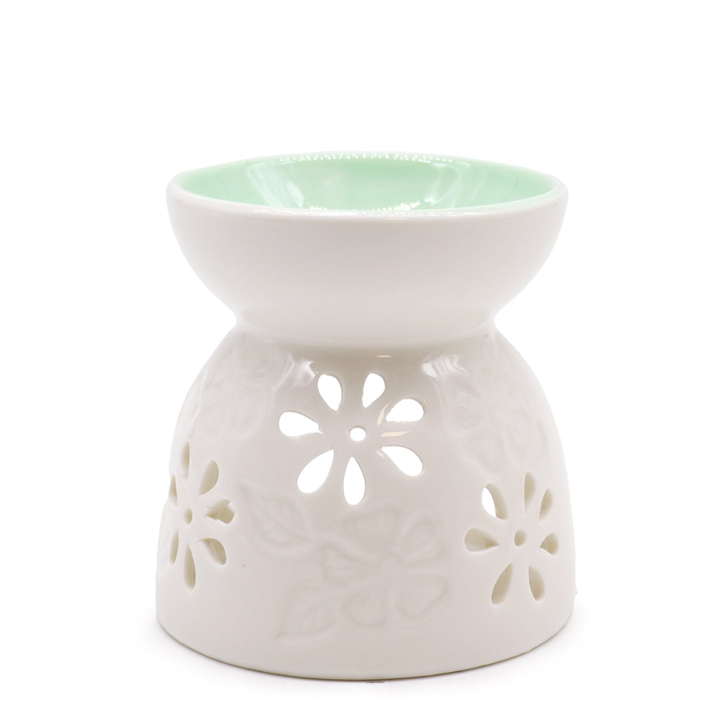 Classic White Oil Burner - Hatters Tea PartyOBCW-08Classic White Oil Burner