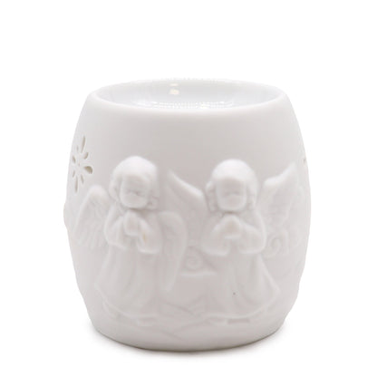 Classic White Oil Burner - Hatters Tea PartyOBCW-09Classic White Oil Burner