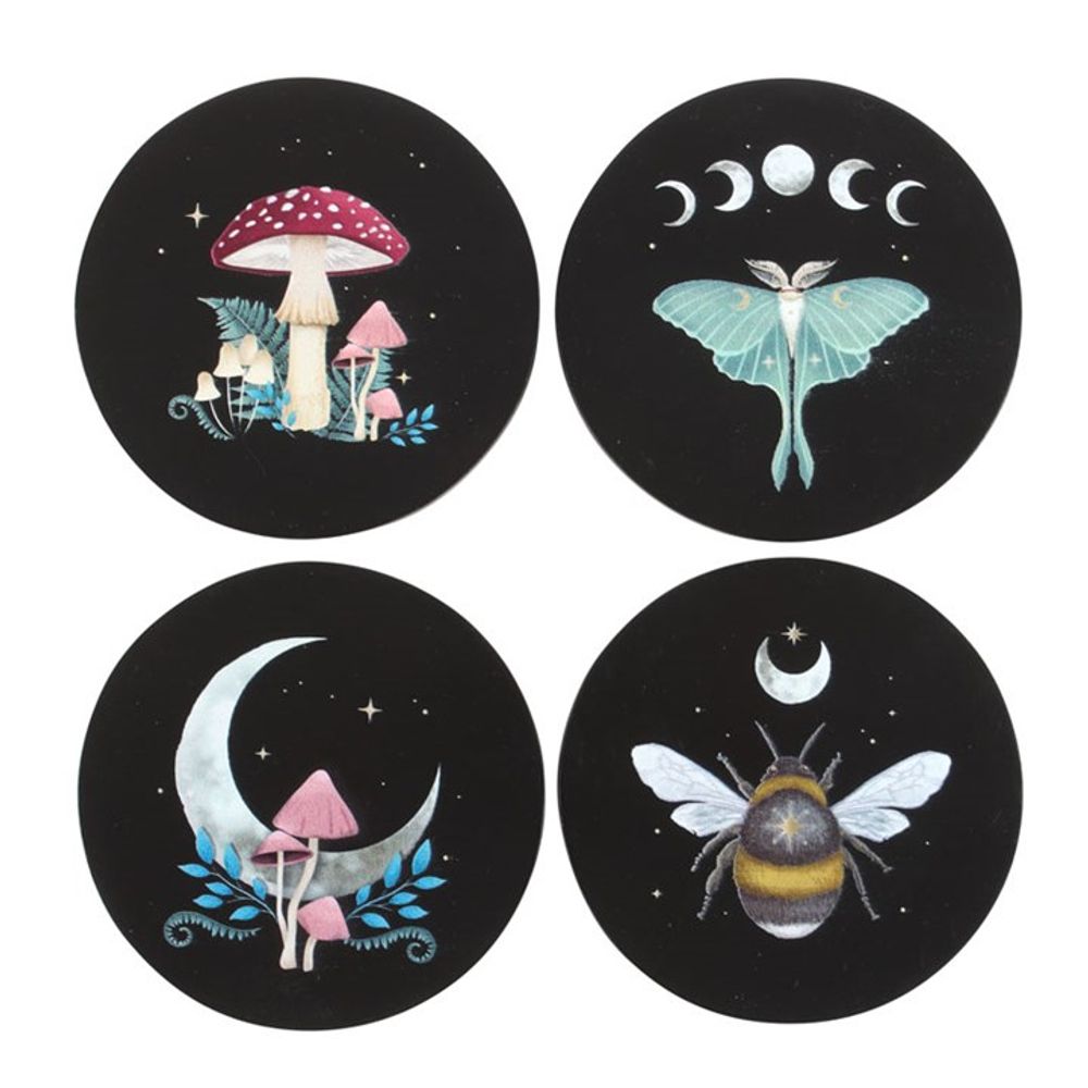 Dark Forest Coaster Set - Hatters Tea PartyS03723413Dark Forest Coaster Set