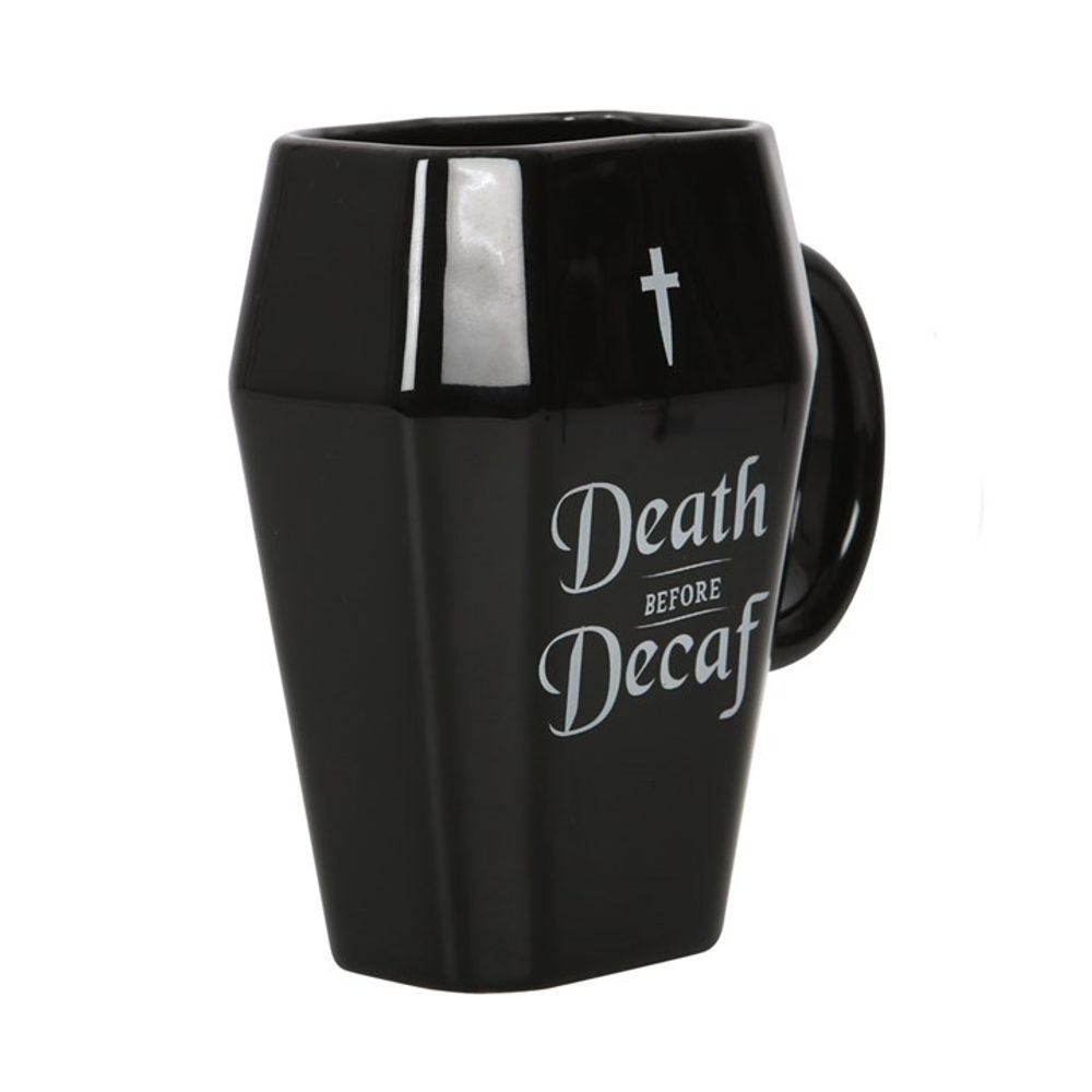 Death Before Decaf Coffin Mug - Hatters Tea PartyS03721903Death Before Decaf Coffin Mug