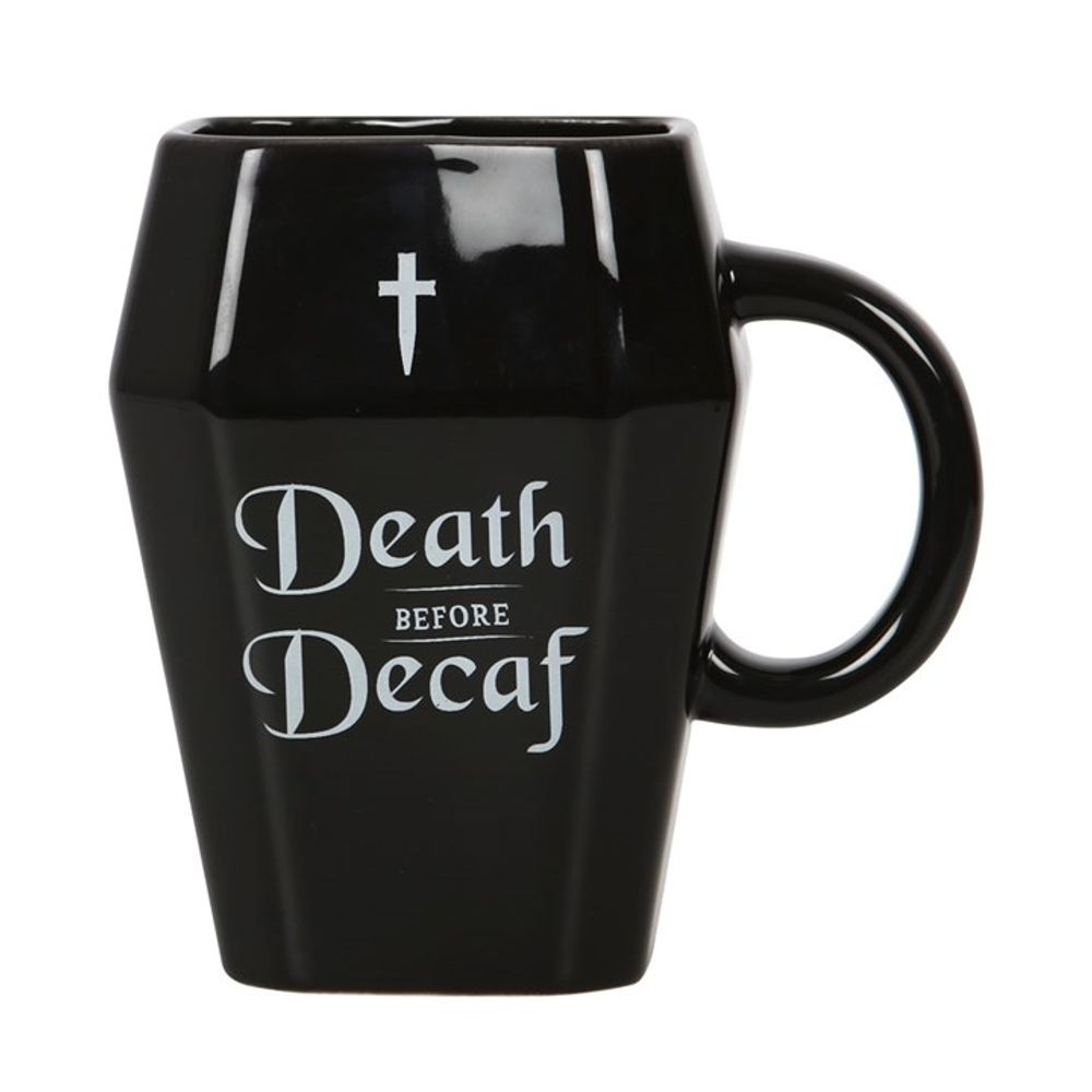 Death Before Decaf Coffin Mug - Hatters Tea PartyS03721903Death Before Decaf Coffin Mug