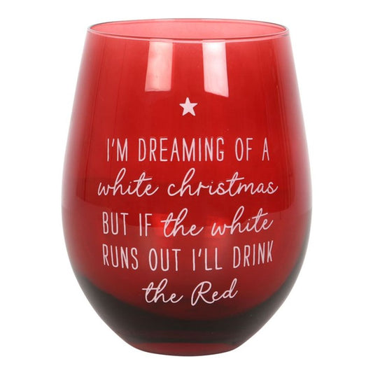 Dreaming of a White Christmas Stemless Glass - Hatters Tea PartyS03720807Dreaming of a White Christmas Stemless Glass