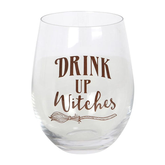 Drink Up Witches Stemless Glass - Hatters Tea PartyS03720522Drink Up Witches Stemless Glass