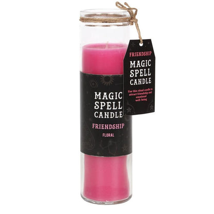 Floral 'Friendship' Spell Tube Candle - Hatters Tea PartyS03721657Floral 'Friendship' Spell Tube Candle