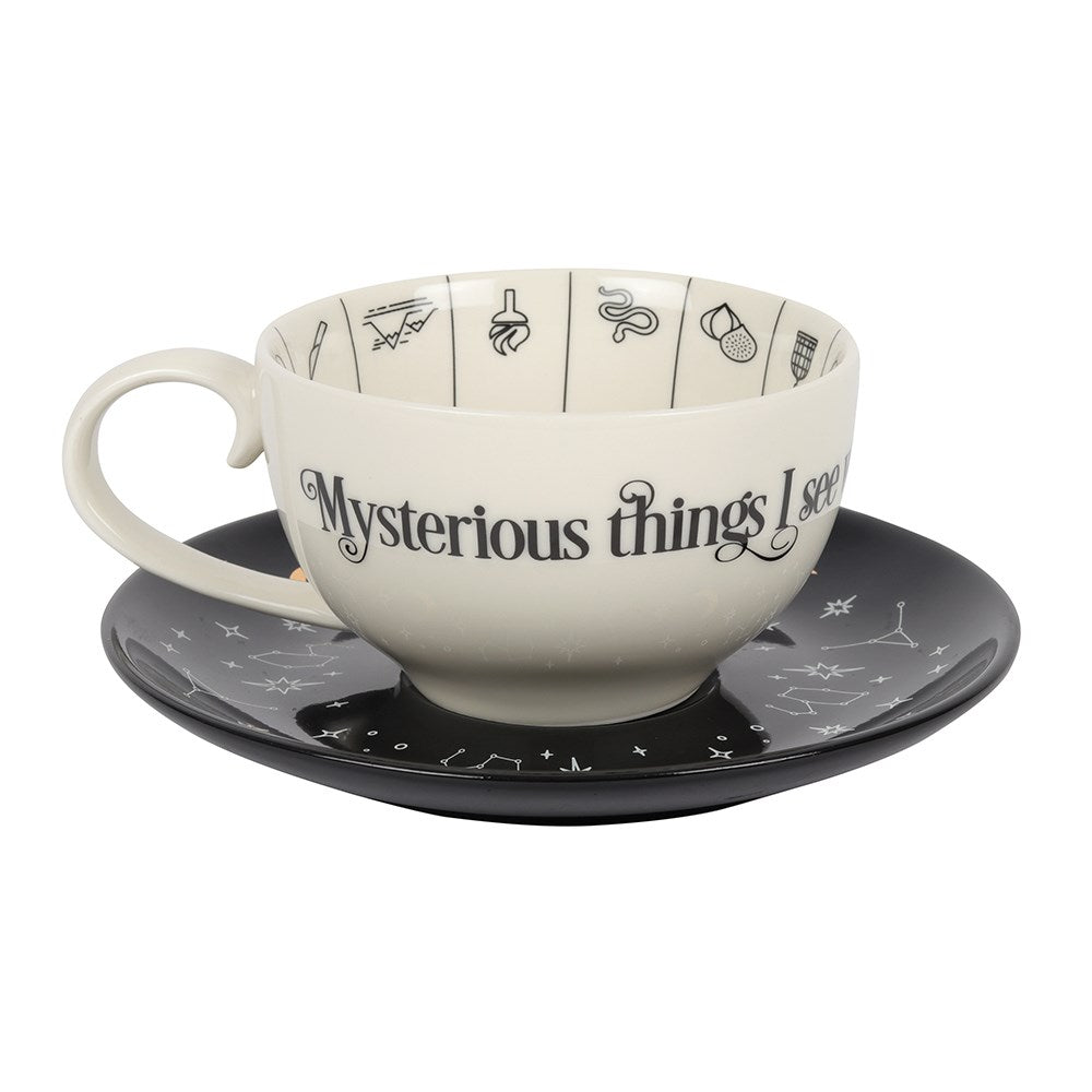 Fortune Telling Ceramic Teacup - Hatters Tea PartyWSL-2078Fortune Telling Ceramic Teacup