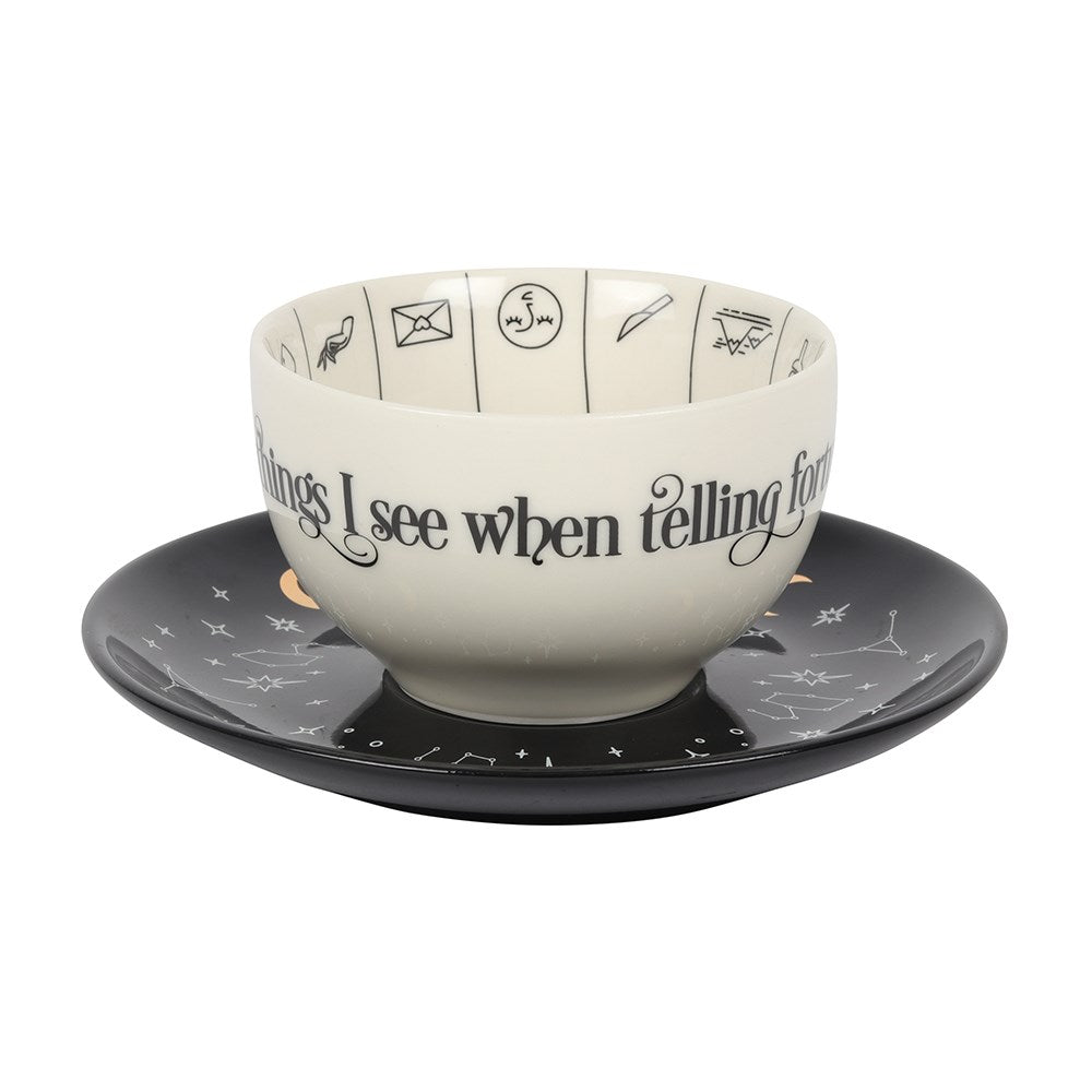 Fortune Telling Ceramic Teacup - Hatters Tea PartyWSL-2078Fortune Telling Ceramic Teacup