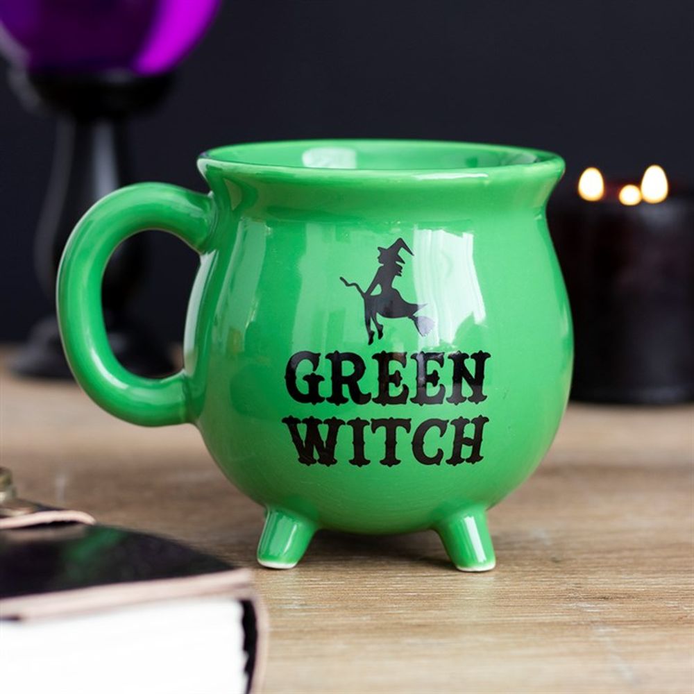 Green Witch Cauldron Mug - Hatters Tea PartyS03721612Green Witch Cauldron Mug