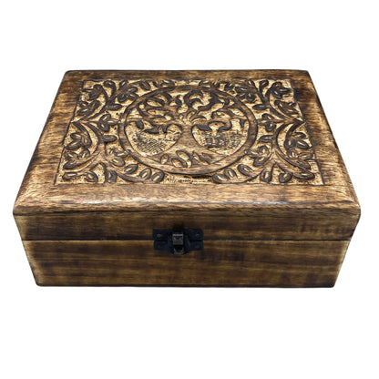 Hand-carved Wooden Boxes - Hatters Tea PartyIMBox-10Hand-carved Wooden Boxes