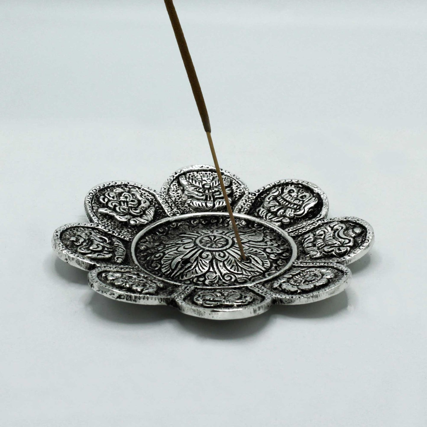 Handcrafted Aluminium Incense Holders - Hatters Tea PartyPAIH-04Handcrafted Aluminium Incense Holders