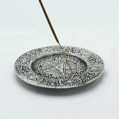 Handcrafted Aluminium Incense Holders - Hatters Tea PartyPAIH-08Handcrafted Aluminium Incense Holders