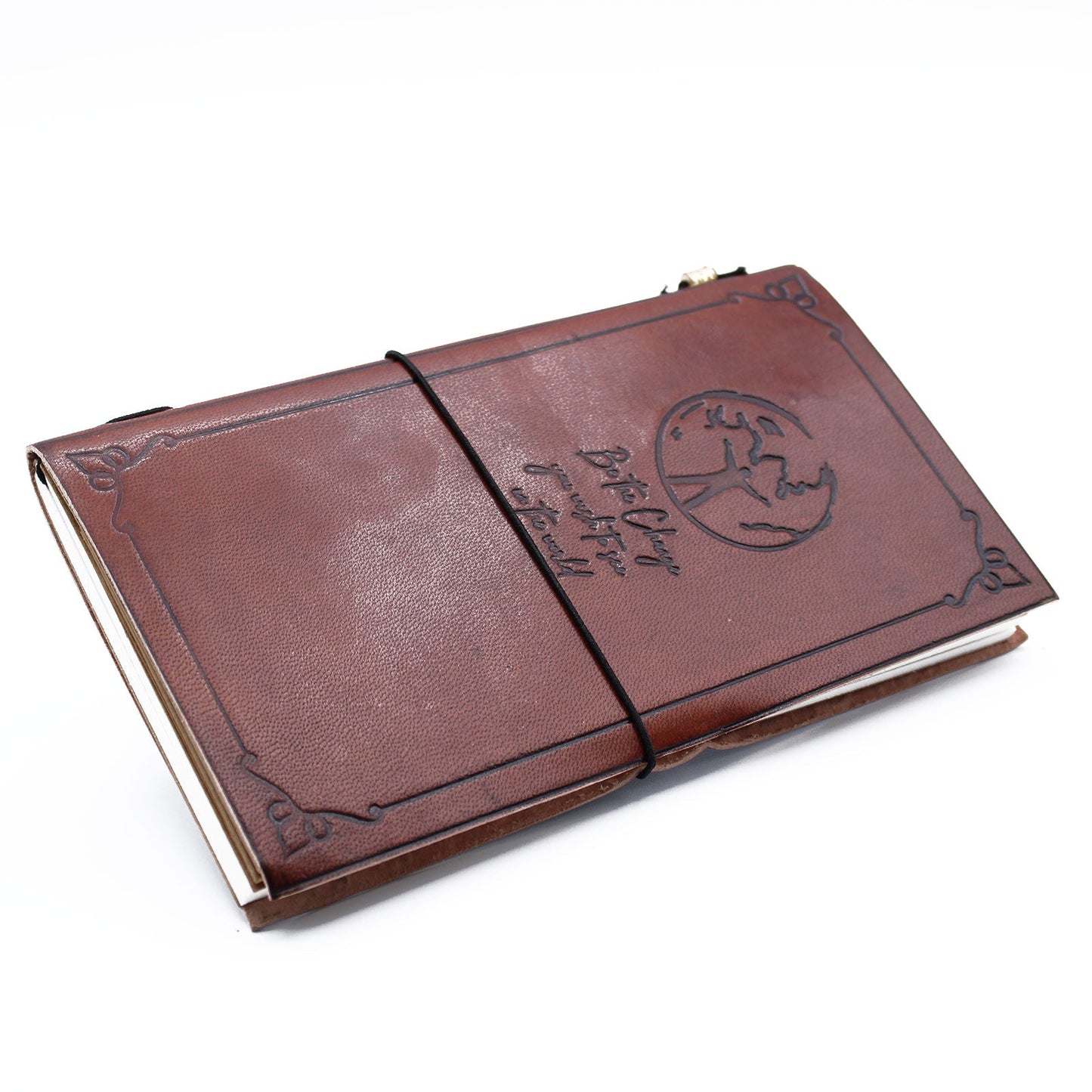 Handmade Leather Journal - Hatters Tea PartyMSJ-01Handmade Leather Journal