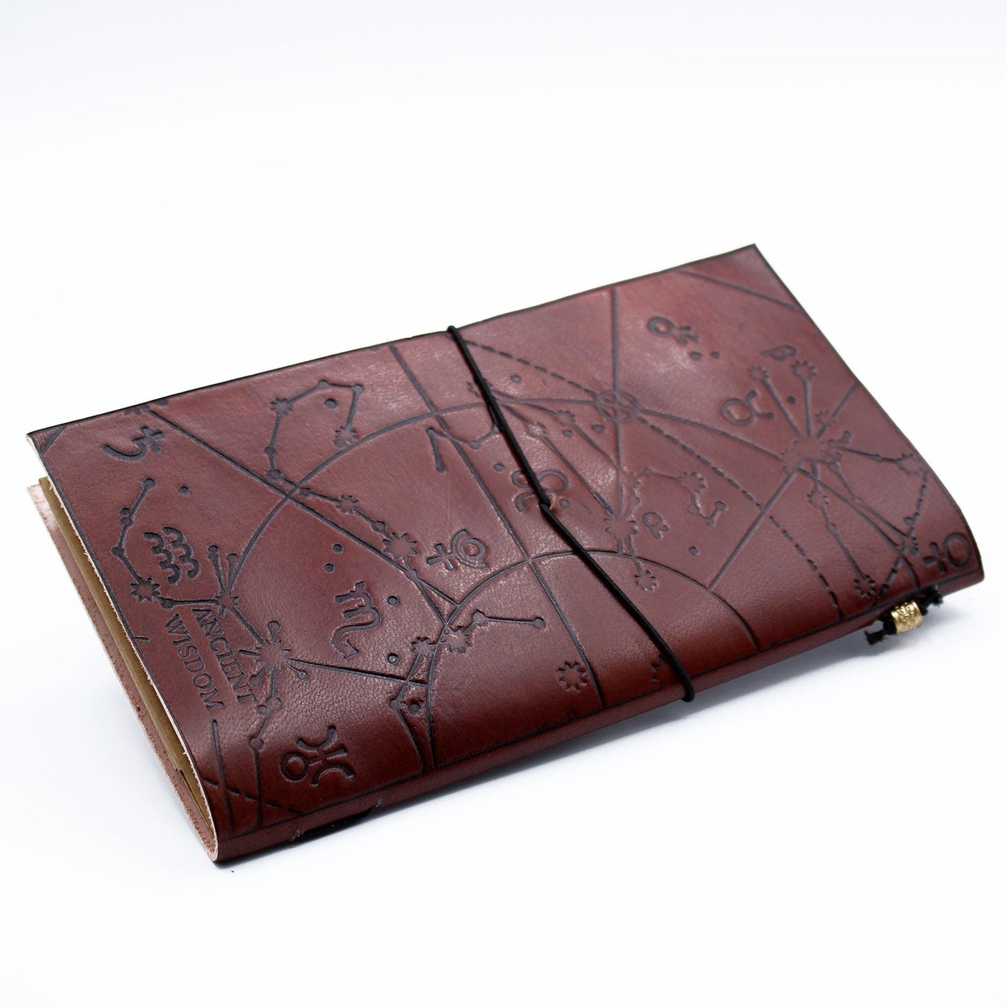 Handmade Leather Journal - Hatters Tea PartyMSJ-07Handmade Leather Journal