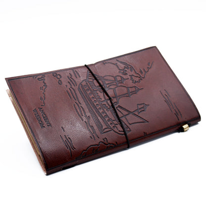 Handmade Leather Journal - Hatters Tea PartyMSJ-14Handmade Leather Journal