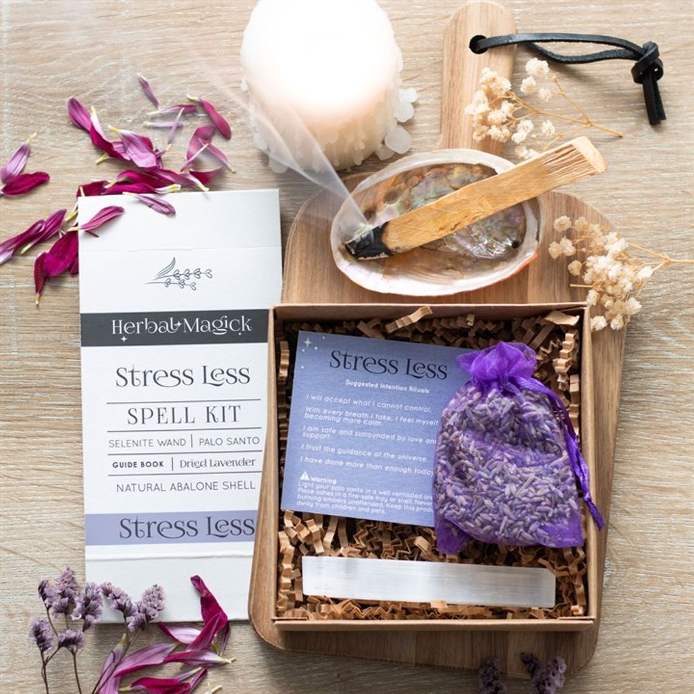 Herbal Magick Stress Less Spell Kit - Hatters Tea PartyS03722918Herbal Magick Stress Less Spell Kit