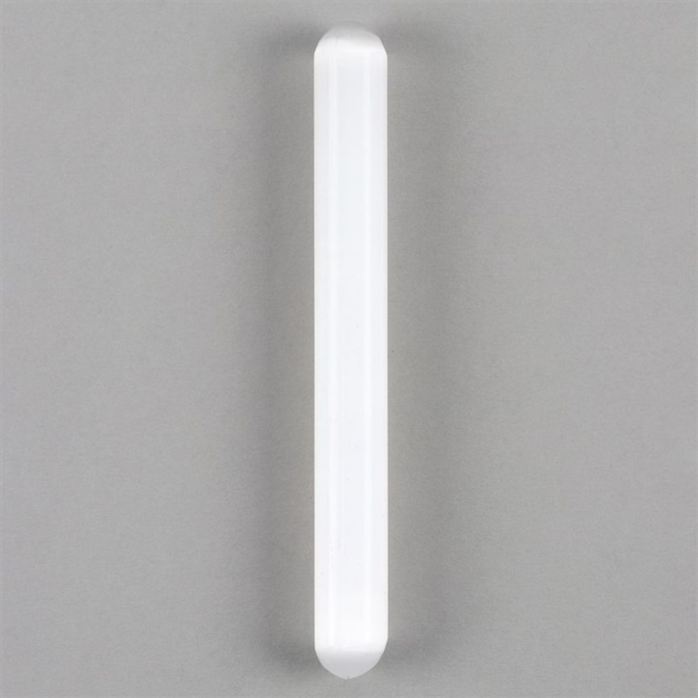 Large Round Selenite Baton Wand - Hatters Tea PartyS03722296Large Round Selenite Baton Wand