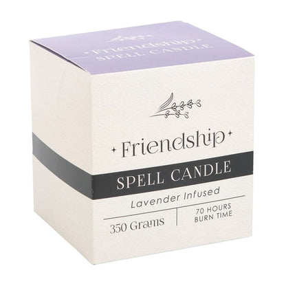 Lavender Infused Friendship Spell Candle - Hatters Tea PartyS03720736Lavender Infused Friendship Spell Candle