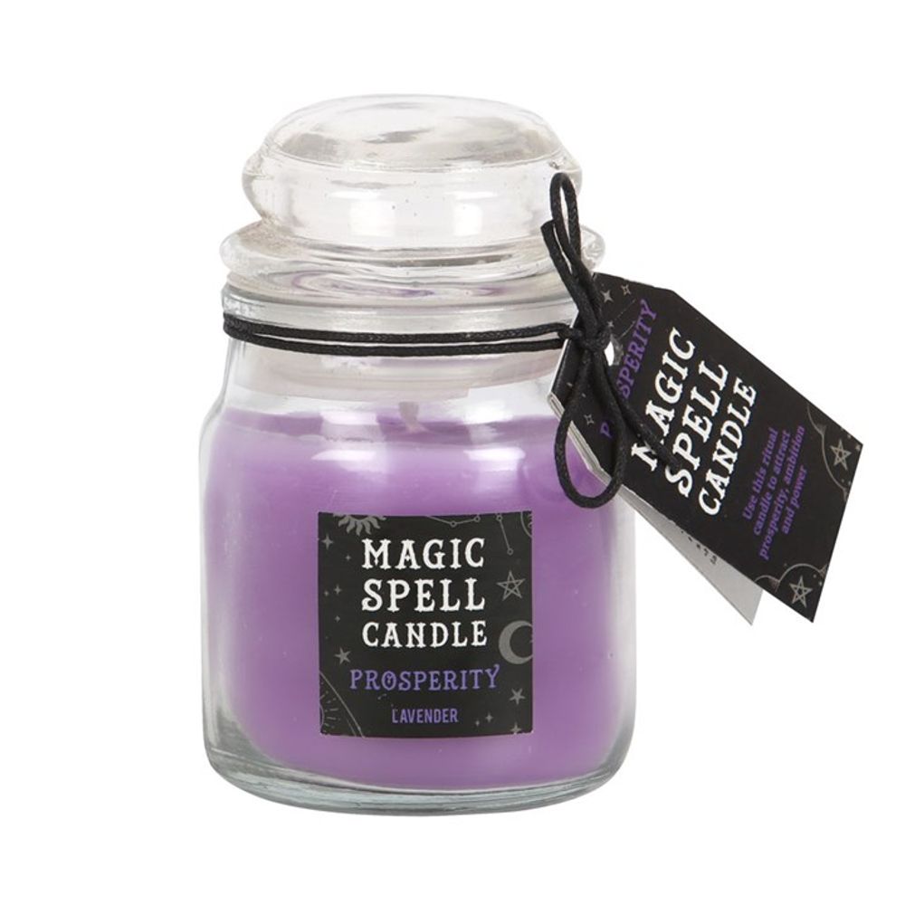 Lavender 'Prosperity' Spell Candle Jar - Hatters Tea PartyS03721428Lavender 'Prosperity' Spell Candle Jar