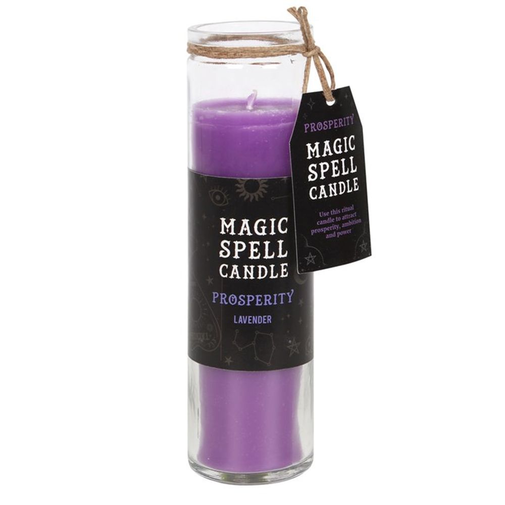 Lavender 'Prosperity' Spell Tube Candle - Hatters Tea PartyS03721814Lavender 'Prosperity' Spell Tube Candle