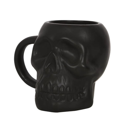 Matte Black Skull Mug - Hatters Tea PartyS03722133Matte Black Skull Mug