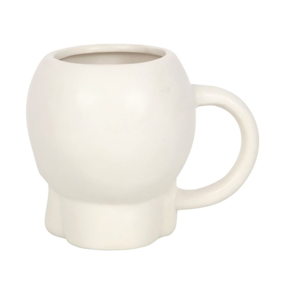 Matte White Skull Mug - Hatters Tea PartyS03720780Matte White Skull Mug