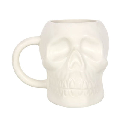 Matte White Skull Mug - Hatters Tea PartyS03720780Matte White Skull Mug