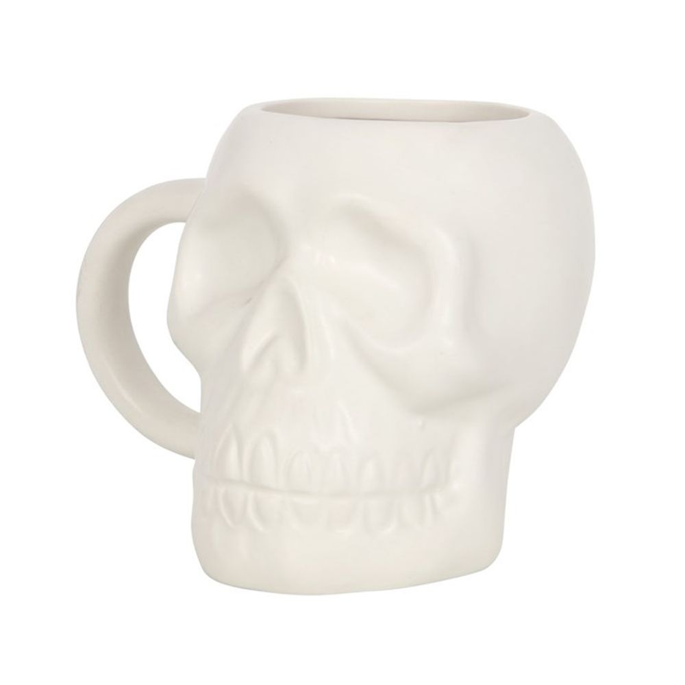 Matte White Skull Mug - Hatters Tea PartyS03720780Matte White Skull Mug