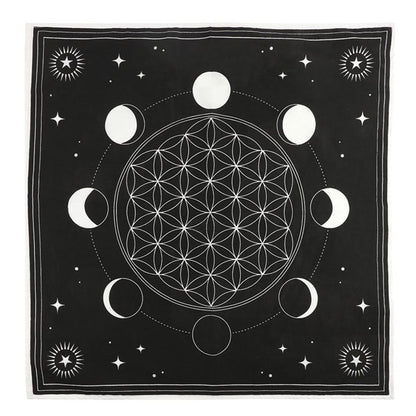 Moon Phase Crystal Grid Altar Cloth - Hatters Tea PartyS03720418Moon Phase Crystal Grid Altar Cloth