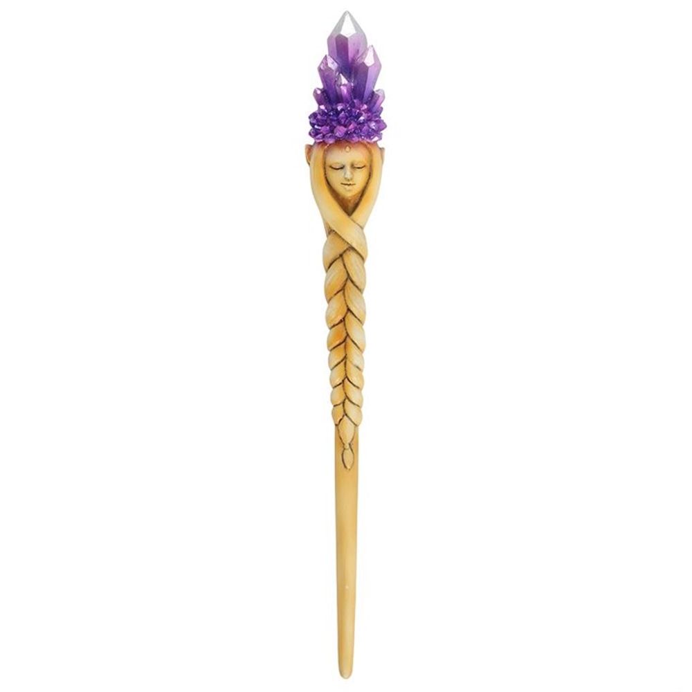 Purple Crystal Goddess Wand - Hatters Tea PartyS03720587Purple Crystal Goddess Wand