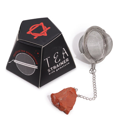 Raw Gemstone Tea Strainer - Hatters Tea PartyCGTS-01Raw Gemstone Tea Strainer