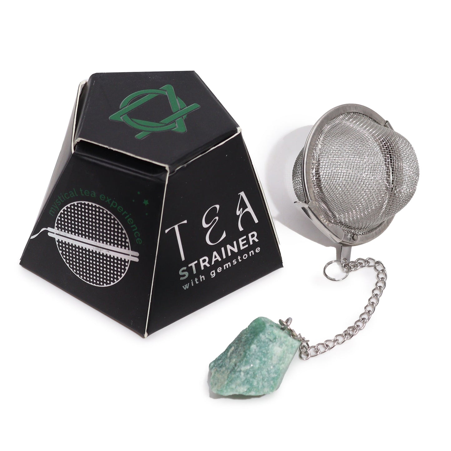 Raw Gemstone Tea Strainer - Hatters Tea PartyCGTS-01Raw Gemstone Tea Strainer