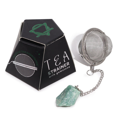 Raw Gemstone Tea Strainer - Hatters Tea PartyCGTS-01Raw Gemstone Tea Strainer