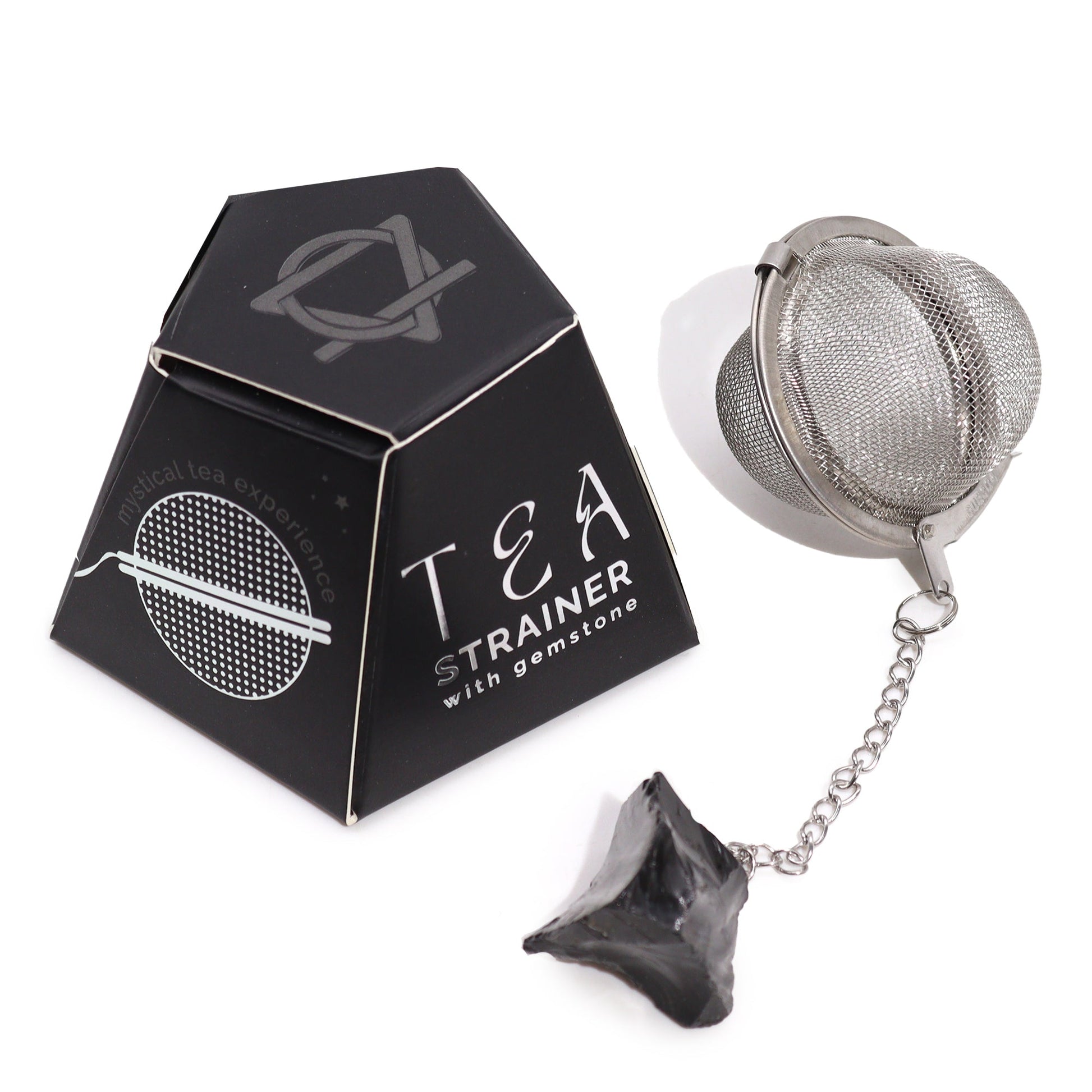 Raw Gemstone Tea Strainer - Hatters Tea PartyCGTS-01Raw Gemstone Tea Strainer