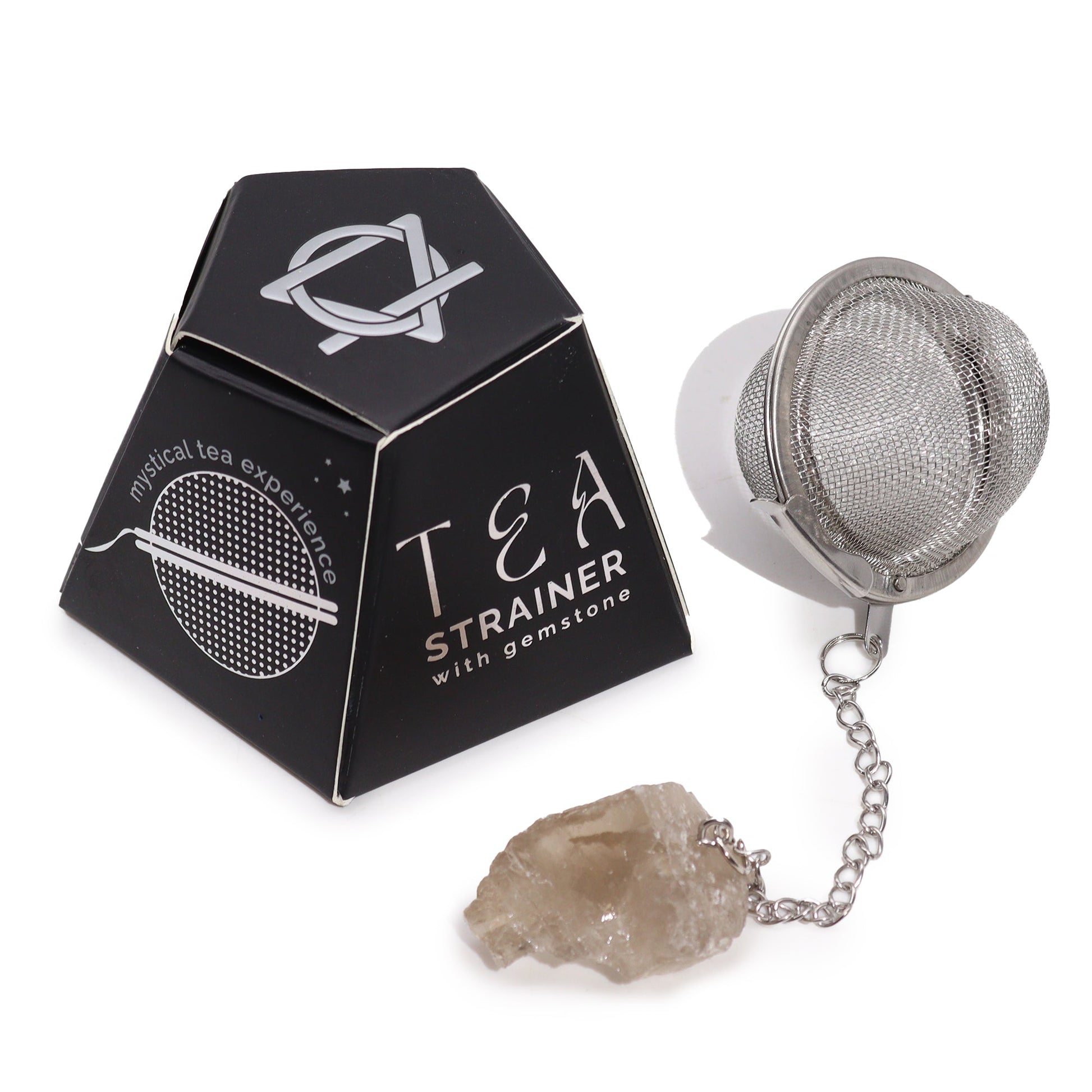 Raw Gemstone Tea Strainer - Hatters Tea PartyCGTS-01Raw Gemstone Tea Strainer